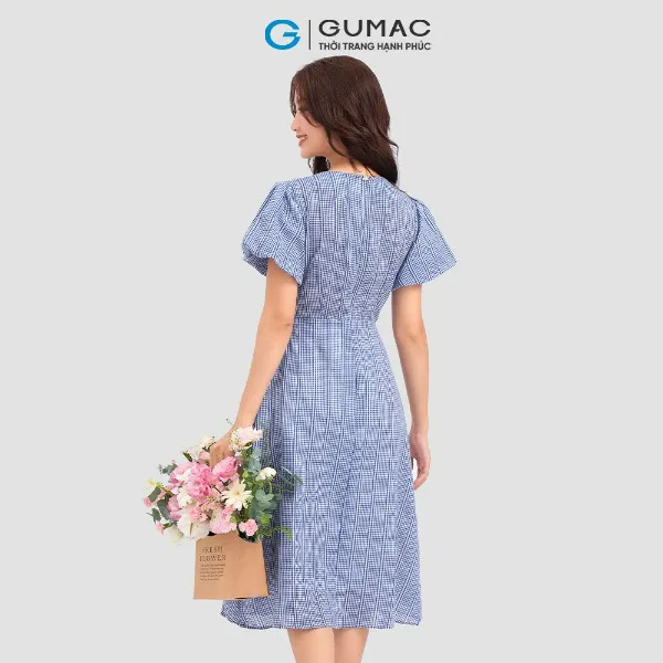 Đầm kiểu xoắn ngực thời trang GUMAC