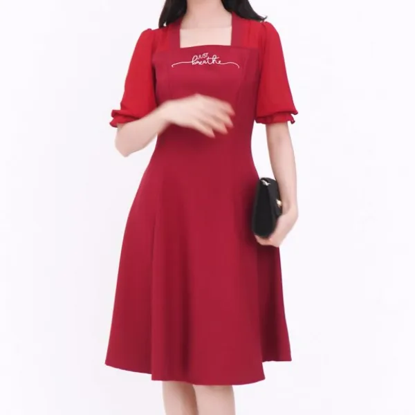 Đầm nữ dáng xòe thời trang GUMAC