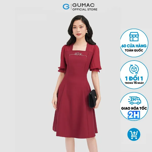 Đầm nữ dáng xòe thời trang GUMAC