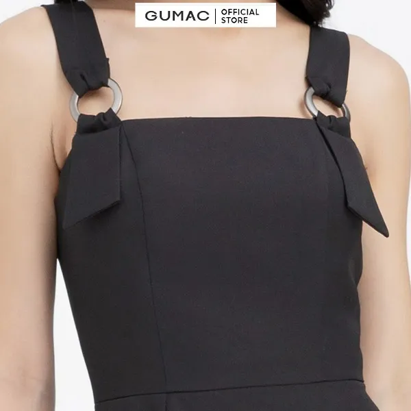 Đầm ôm nữ sát nách xẻ tà GUMAC ôm body quyến rũ