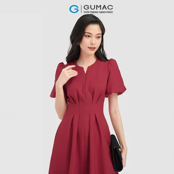 Đầm tay bí chiết ly thời trang GUMAC