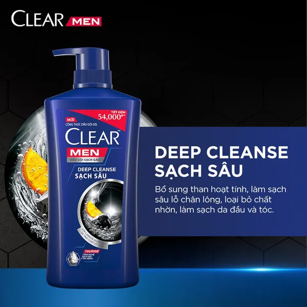 Dầu Gội Đầu cho nam Clear Men đánh bay gàu ngứa và vi khuẩn 630g