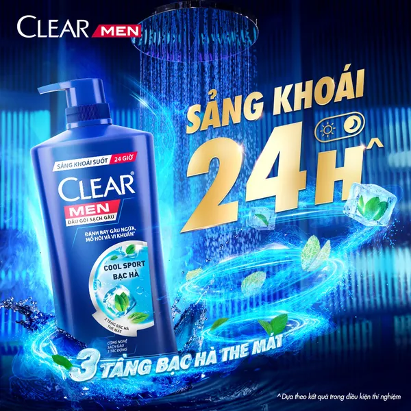 Dầu Gội Đầu Clear Men Deep Cleanse Than Hoạt Tính 900g