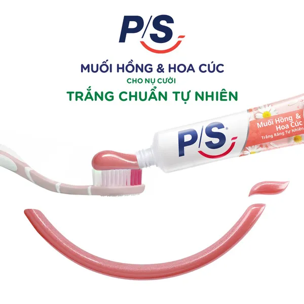 Bộ 3 Kem đánh răng P/S Muối Hồng & Hoa Cúc 230g/hộp