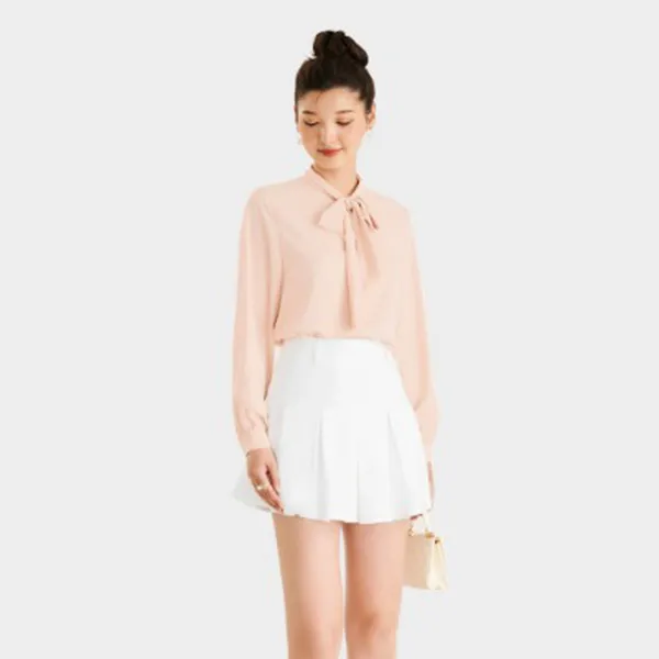 Váy mini xếp li lưng liền MARC FASHION