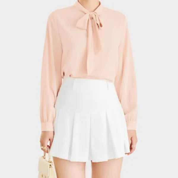Váy mini xếp li lưng liền MARC FASHION