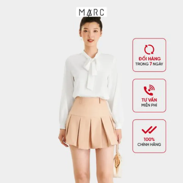 Váy mini xếp li lưng liền MARC FASHION