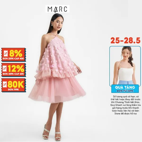 Váy nữ MARC FASHION lưới xoè nhiều lớp