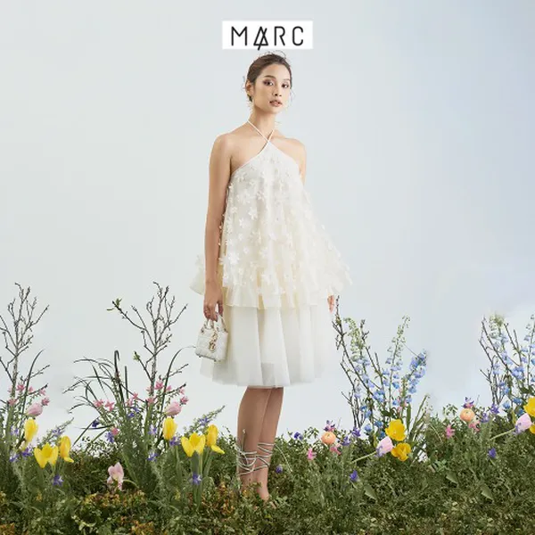 Váy nữ MARC FASHION lưới xoè nhiều lớp