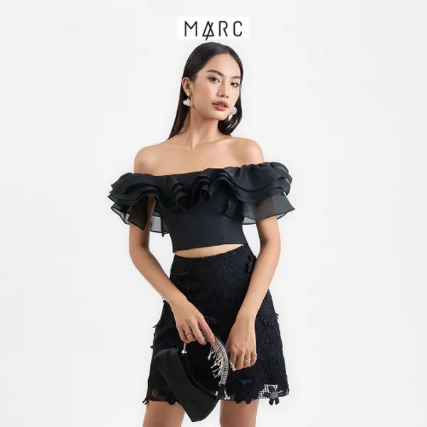 Váy ren nữ MARC FASHION hoa 3D mini form A