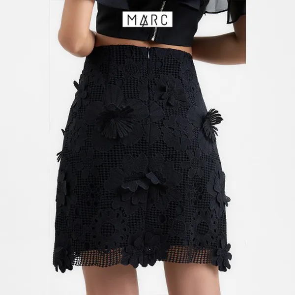 Váy ren nữ MARC FASHION hoa 3D mini form A
