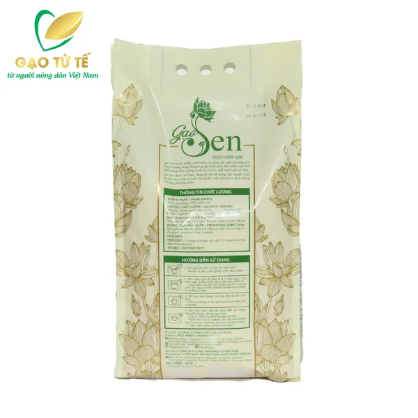 GẠO SEN TRẮNG - TÚI 5KG