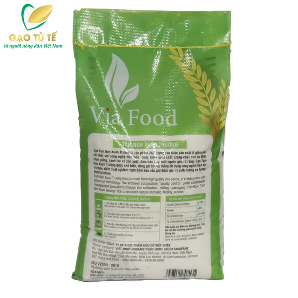GẠO TÁM NON XUÂN TRƯỜNG - TÚI 10KG