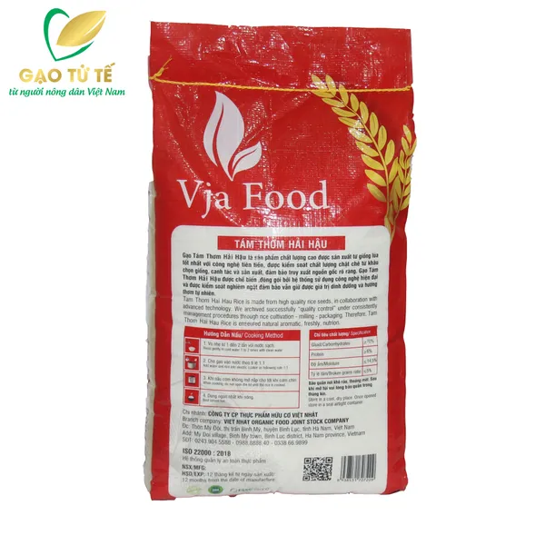 GẠO TÁM THƠM HẢI HẬU - TÚI 10KG