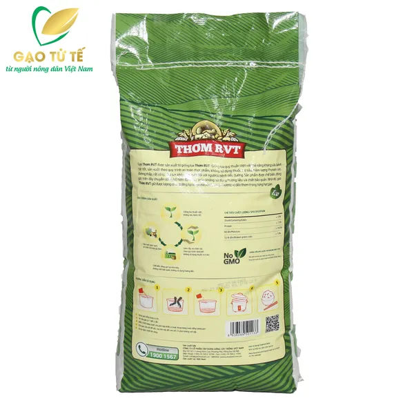 GẠO THƠM RVT - TÚI 10KG
