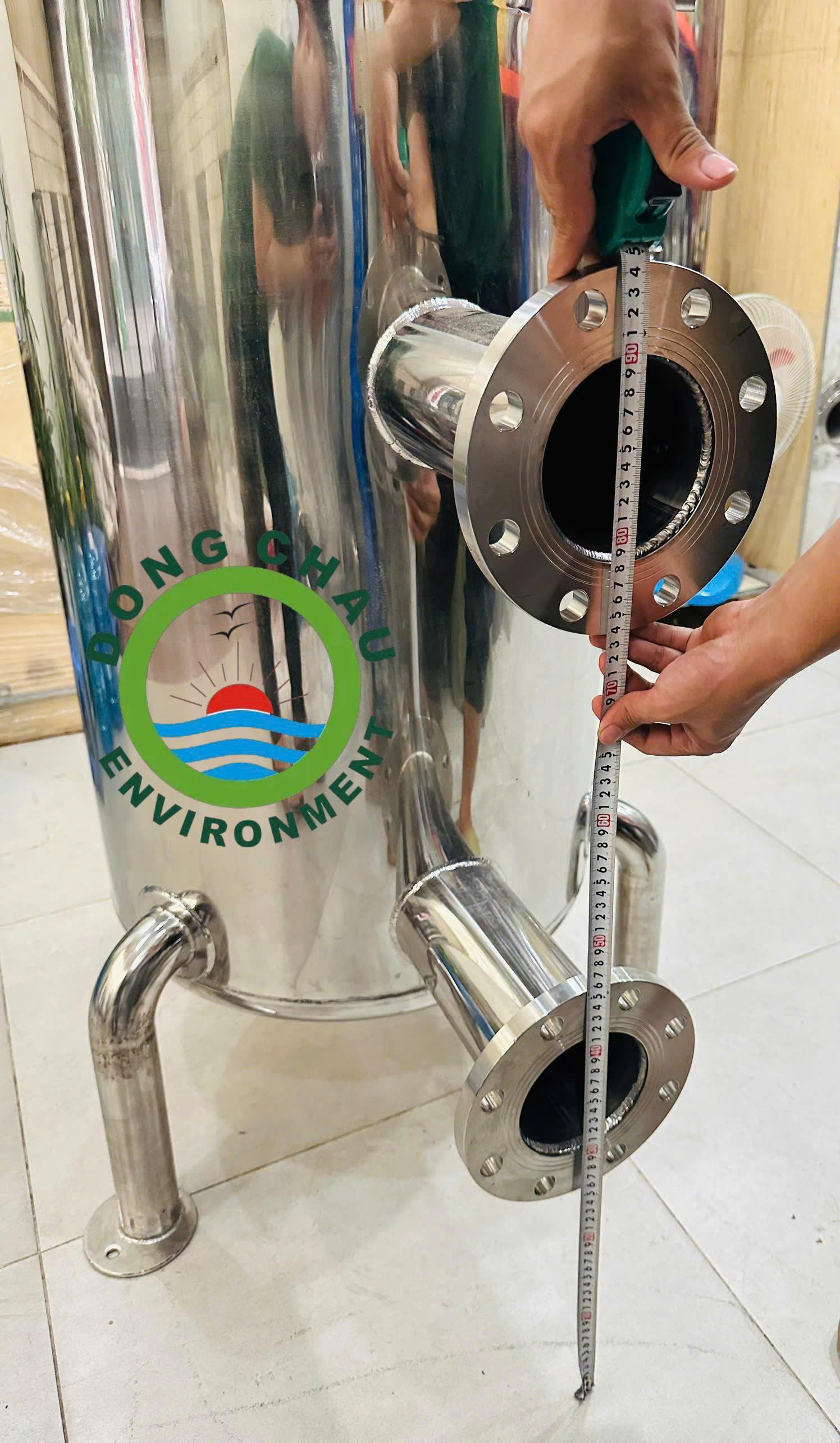 Bình lọc công nghiệp 4 túi size 2 DCF.vn