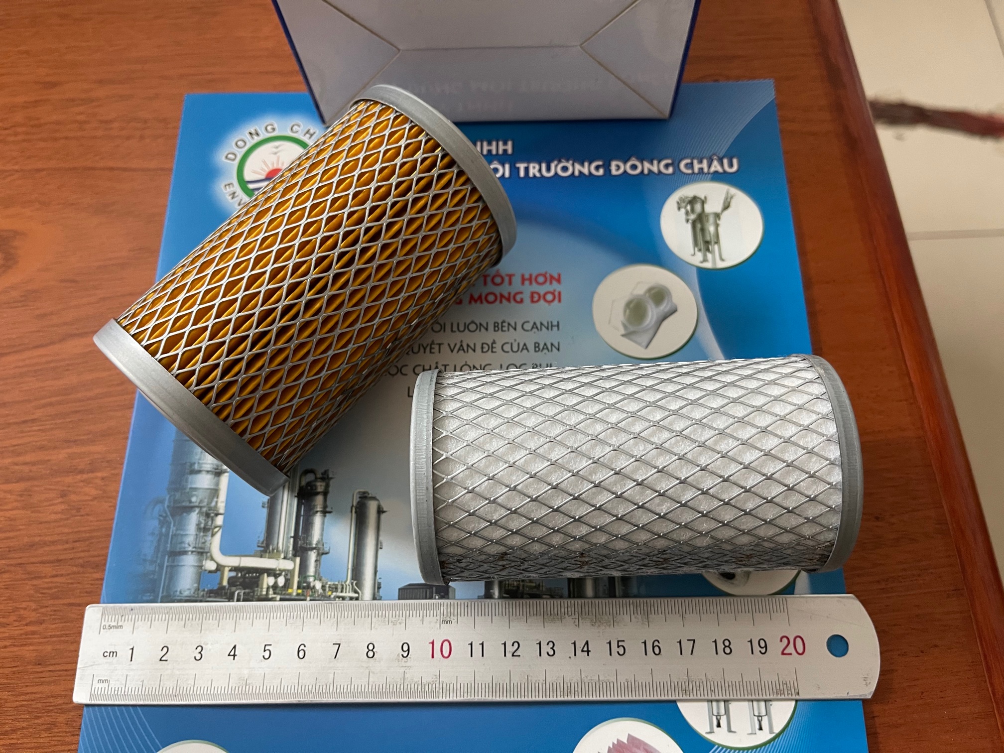 Bộ lõi phin lọc dầu xe tải Daewoo 8 tấn chuyên dụng