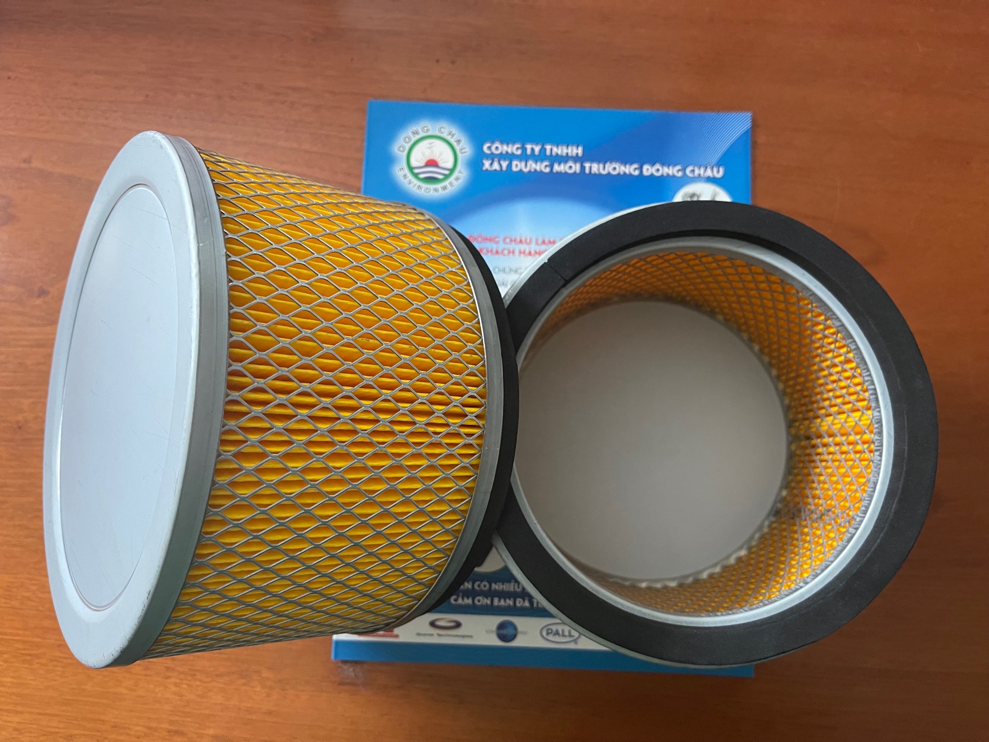 Giấy cellulose vàng Lõi lọc bụi đáy bằng làm theo yêu cầu giá tốt