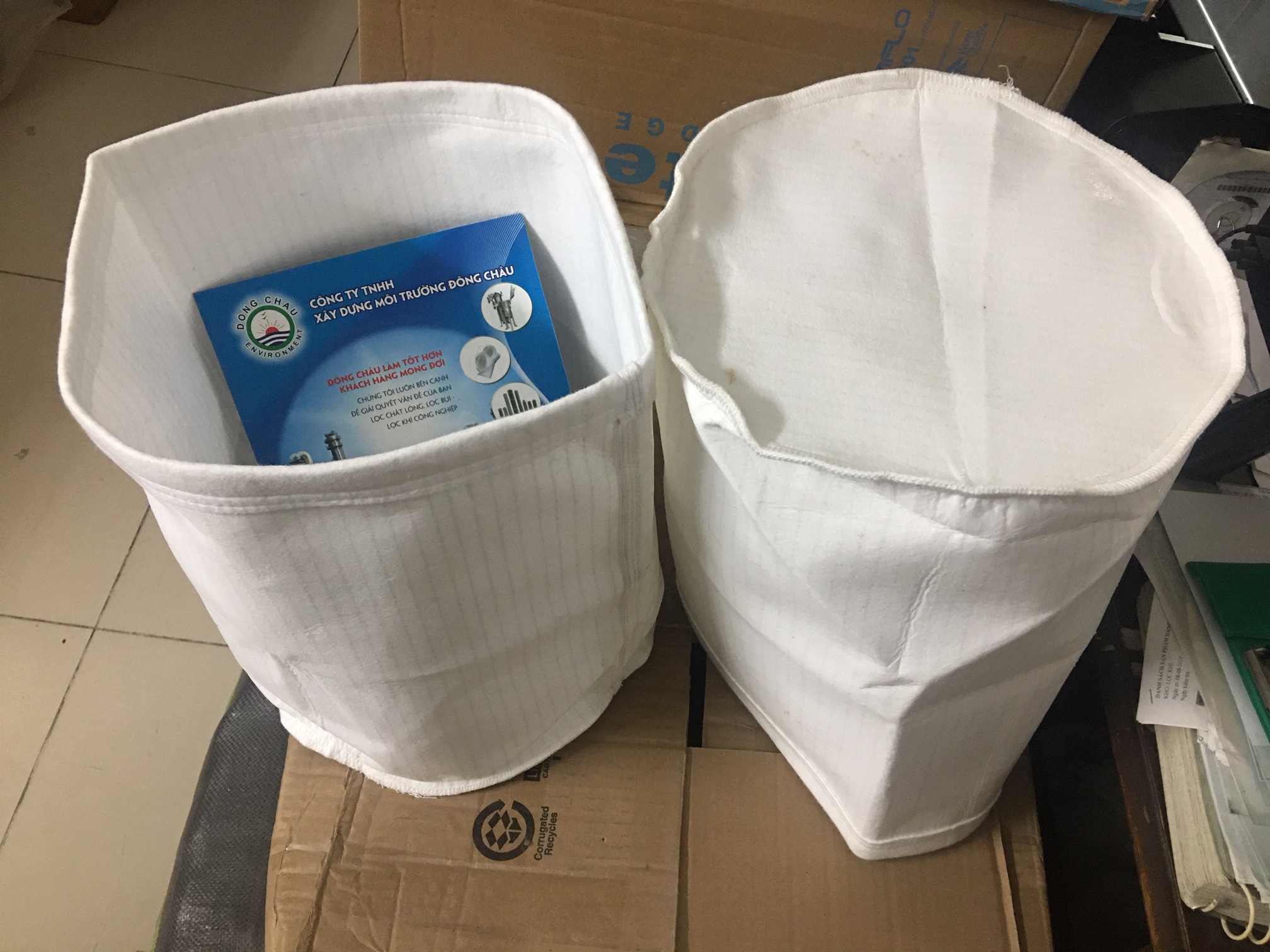 Túi lọc bụi vải chống tĩnh điện