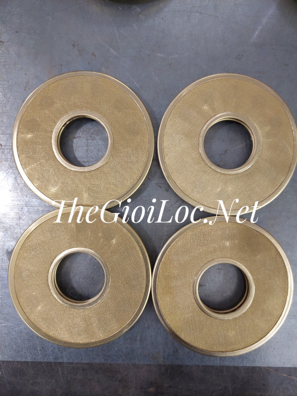 Đĩa lưới ĐỒNG lọc dầu thủy lực đục lổ tròn làm theo yêu cầu chi tiết nhất