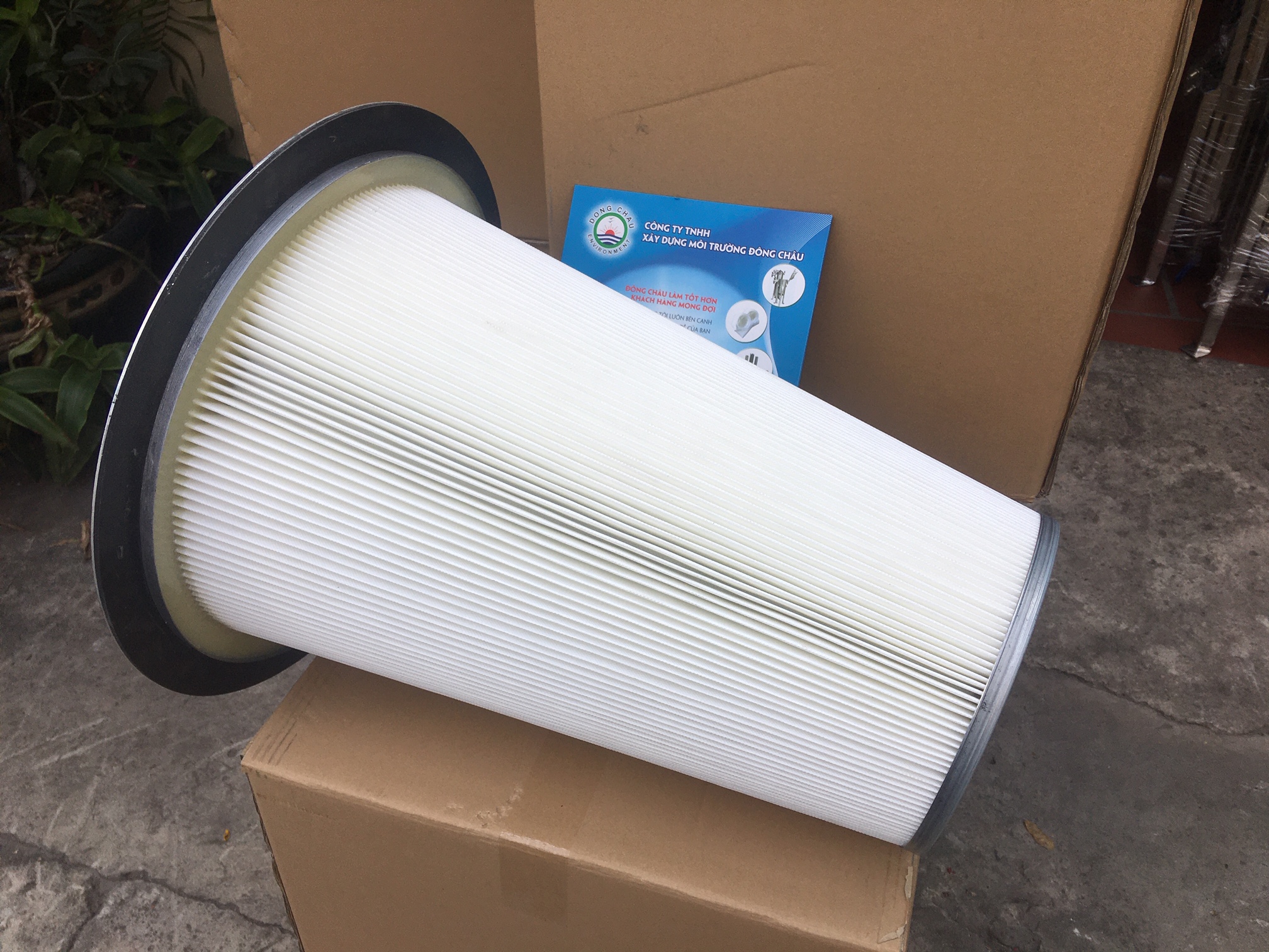 Hình chóp có vành Phin lõi lọc bụi PE giá tốt nhất