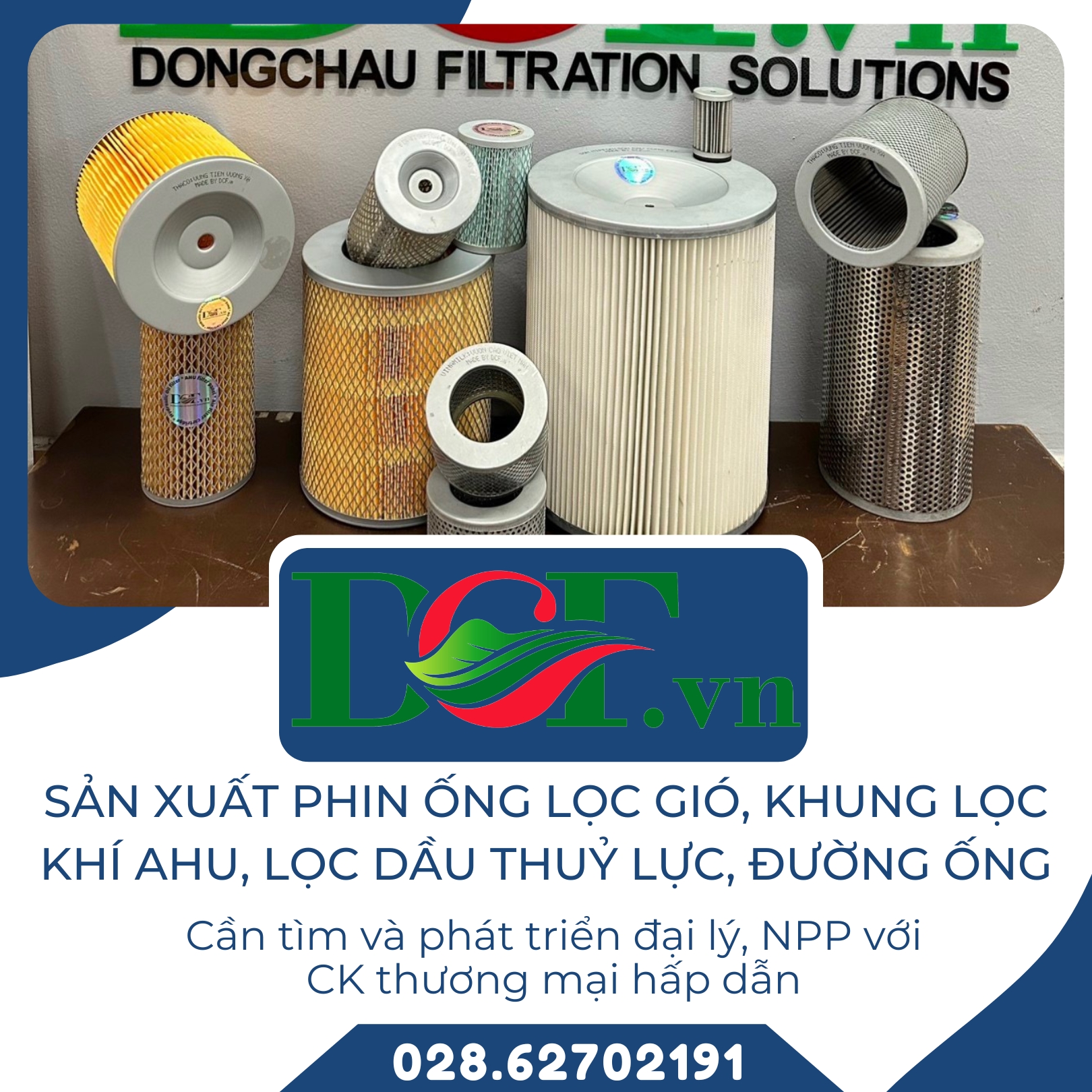Giới thiệu về DCF - Nhà cung cấp giải pháp lọc và xử lý khí hàng đầu