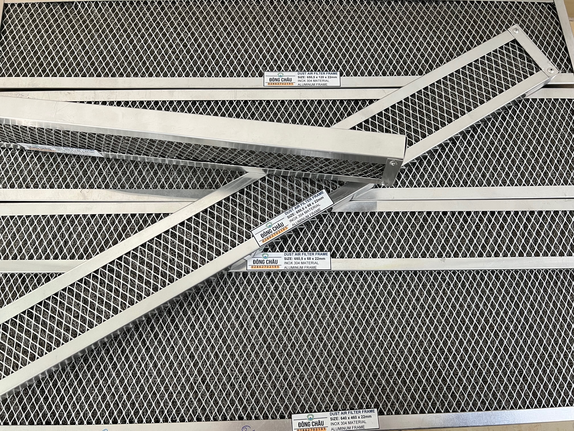 Khung lọc bụi khí nóng nhiệt độ cao làm theo yêu cầu chi tiết giá tốt