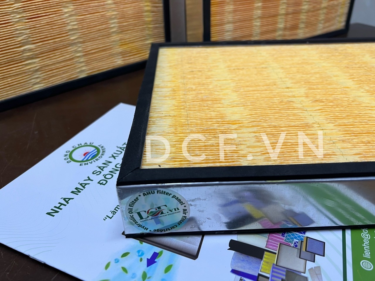 khung lọc gió giấy xếp