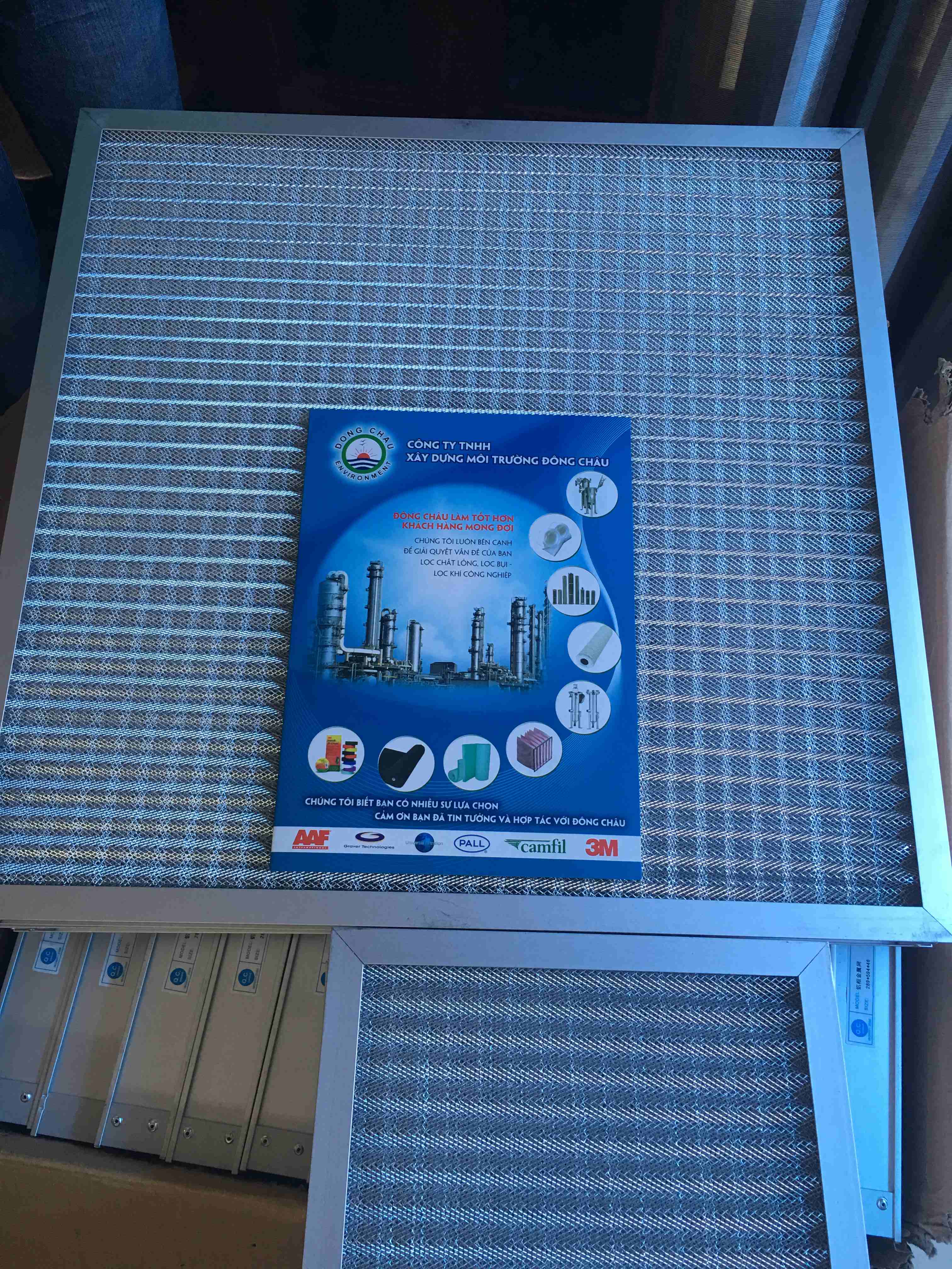 Sản xuất khung lọc bụi lưới inox làm theo yêu cầu