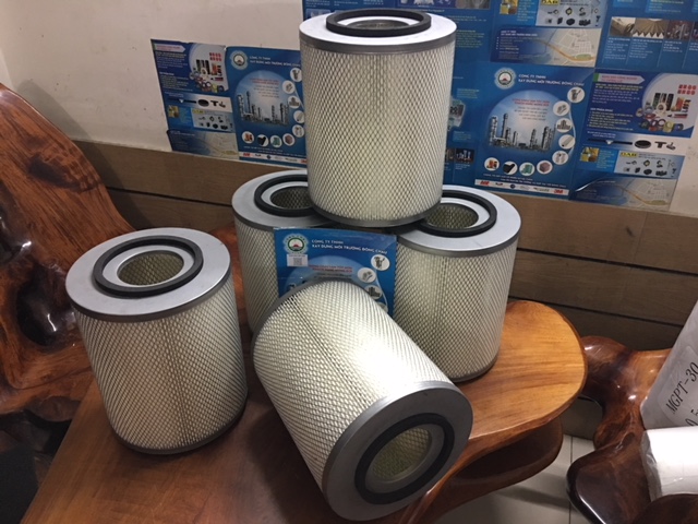 Lõi lọc bụi giấy nhựa PE hai đầu hở chính sách giá tốt