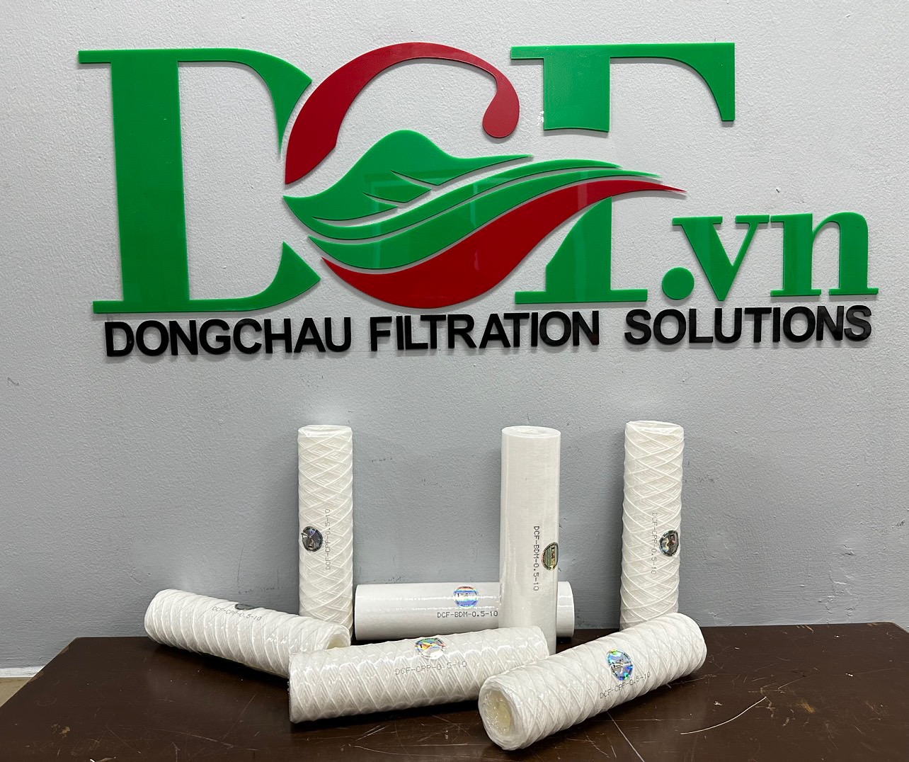 DCF.vn Sản xuất lõi lọc nước sợi quấn