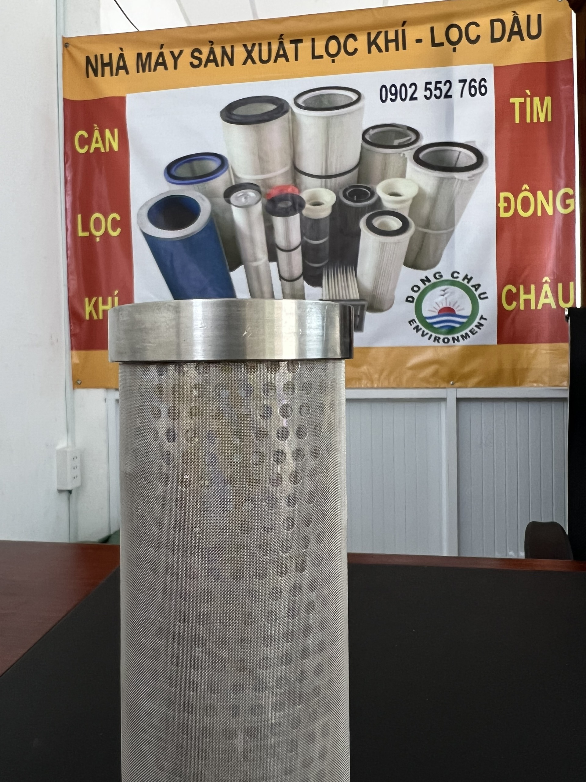 Sản xuất ống lược lọc chặn rác inox với lưới mịn bên ngoài