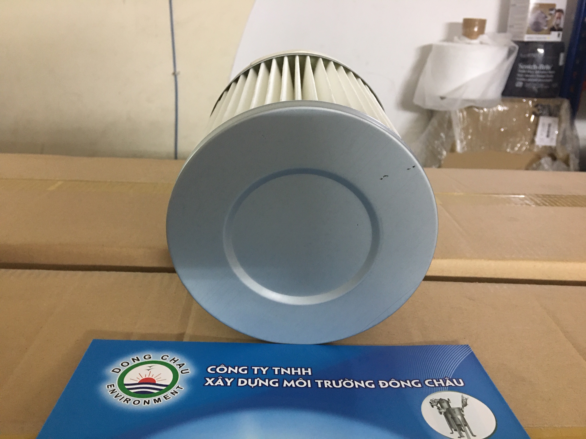 Đáy bằng phin lõi lọc bụi giấy nhựa PE
