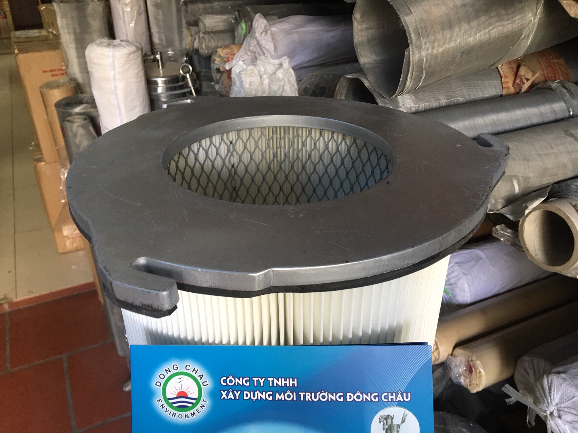 Phin lõi lọc bụi 3 tai ngàm giấy nhựa PE làm theo yêu cầu