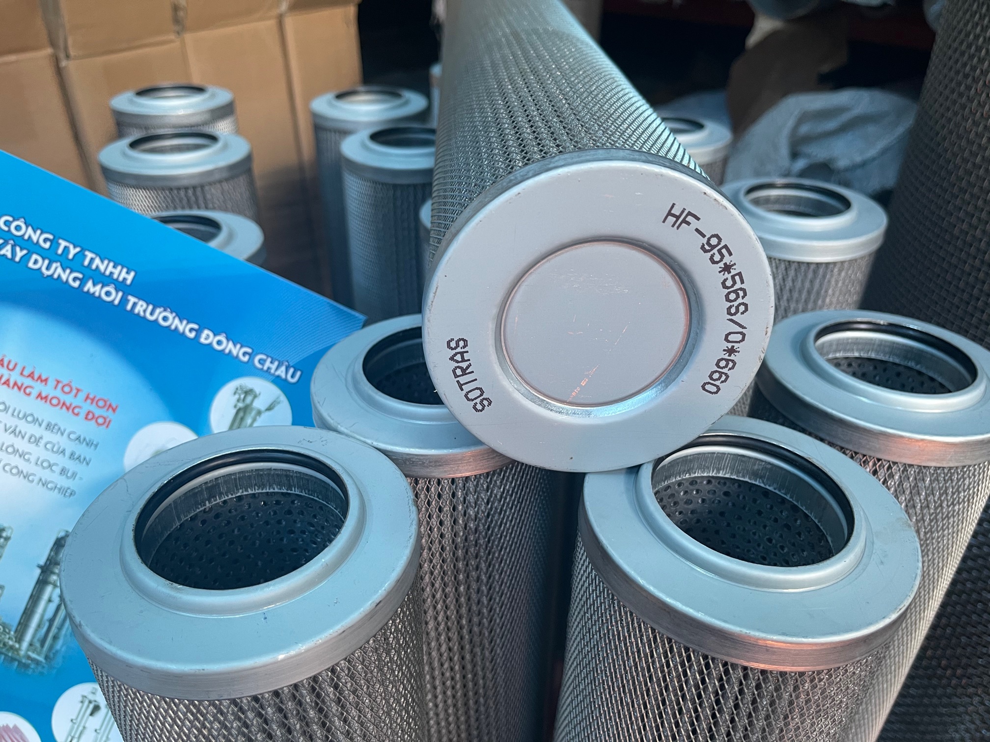 Sotras HF Ống lõi lọc dầu thủy lực inox