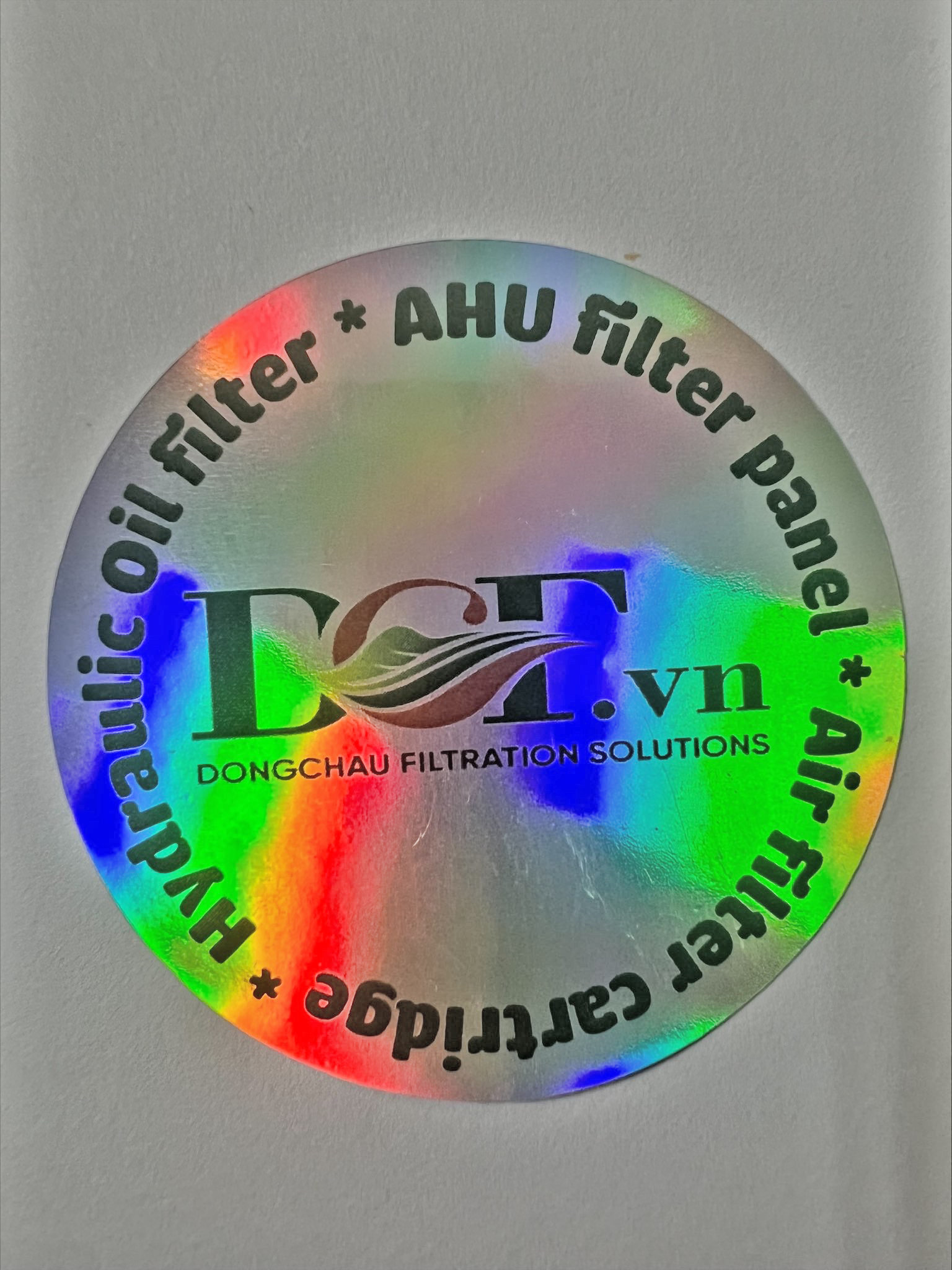 tem chống hàng giả của nhà máy Đông Châu DCF sản xuất theo tiêu chuẩn cao