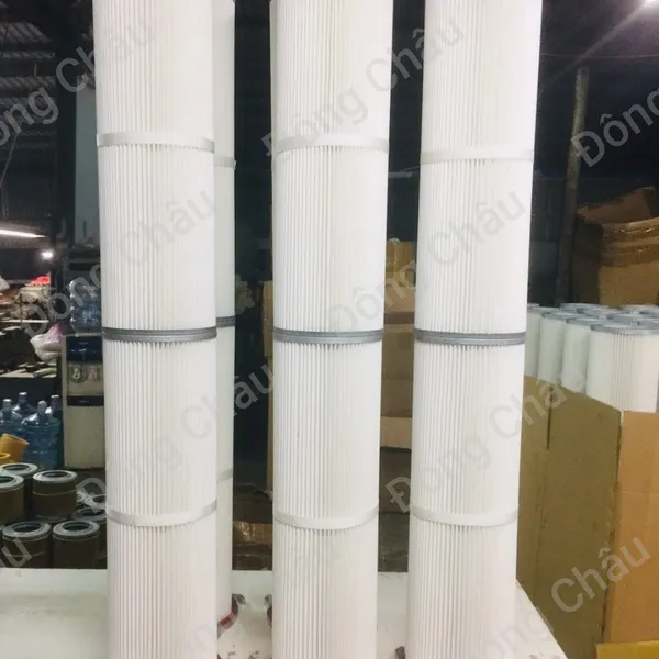 4 Ngàm Phin lõi lọc bụi khí giấy PE