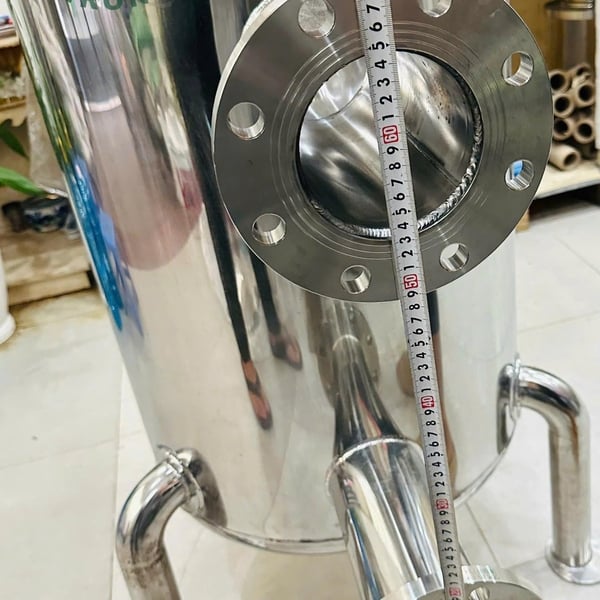 Bình lọc công nghiệp 4 túi size 2 DCF.vn