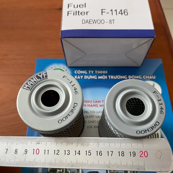 Bộ lõi phin lọc dầu xe tải Daewoo 8 tấn