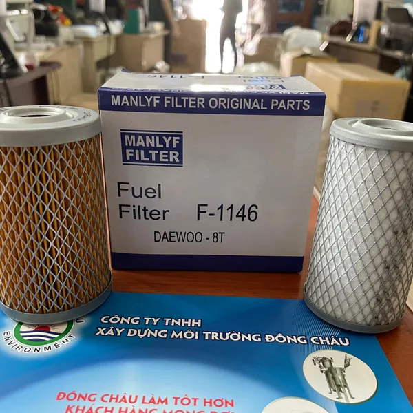 Bộ lõi phin lọc dầu xe tải Daewoo 8 tấn