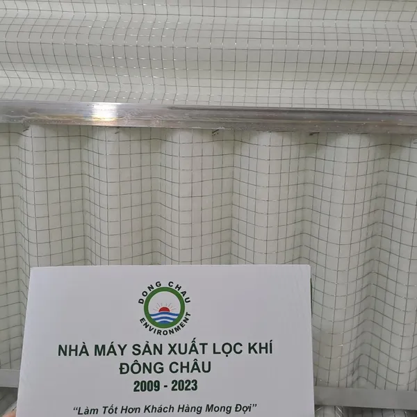 Sản xuất khung lọc bụi thô lưới inox vuông gợn sóng
