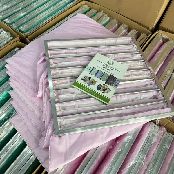 Sản xuất khung lọc túi F7