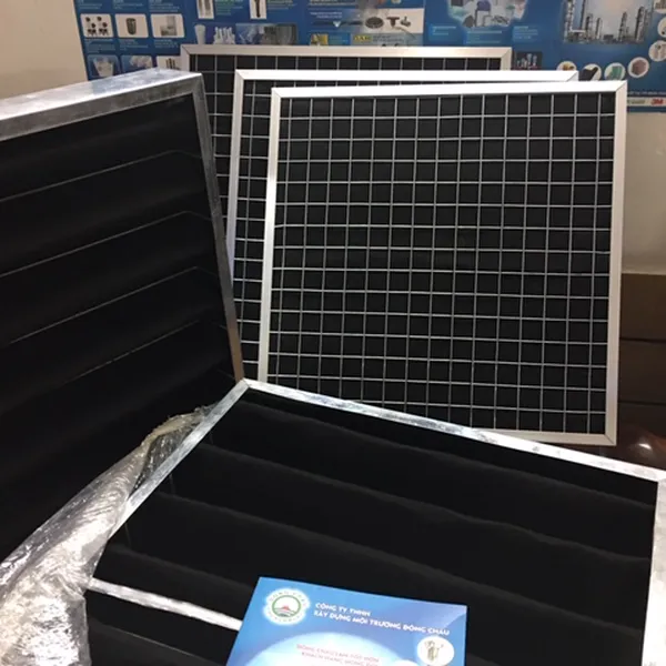 Khung lọc khí than hoạt tính carbon dạng phẳng