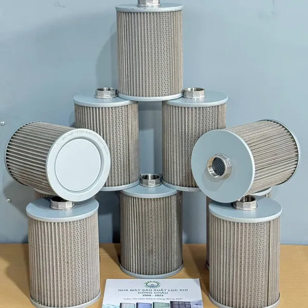 Lõi Lọc Dầu Lưới Inox OD150 x Ren 420 x H200mm – Sản Xuất Trực Tiếp Tại Nhà Máy DCF