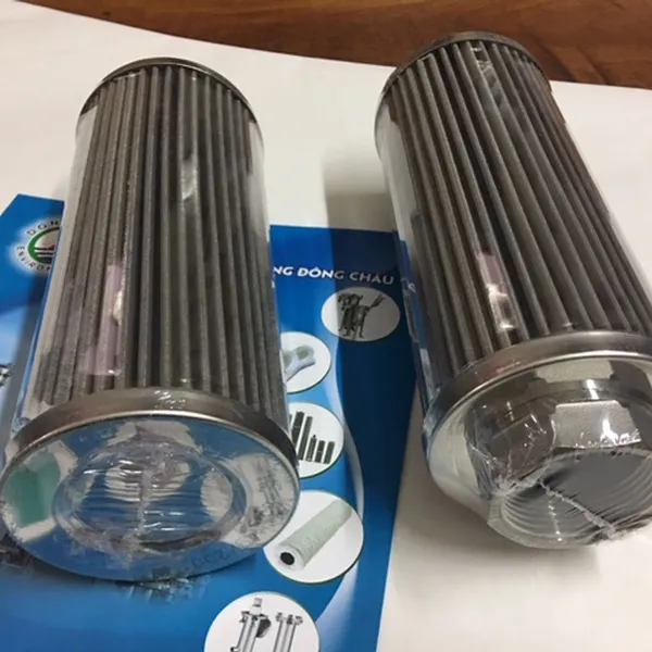 Lọc dầu thủy lực động cơ bằng lõi inox xếp nếp