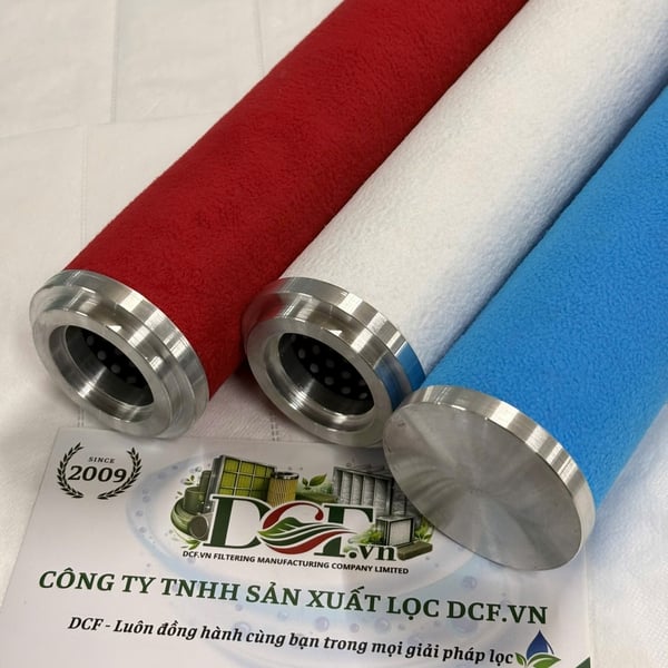 Lọc đường ống khí nén DC-HFH xanh đỏ trắng do DCF.vn sản xuất