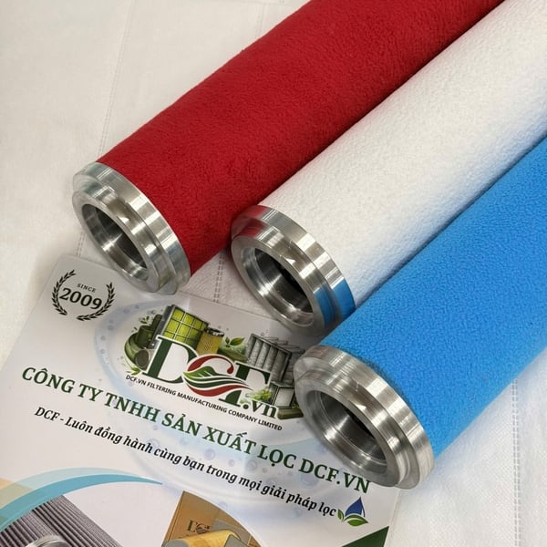 Lọc đường ống khí nén DC-HFH xanh đỏ trắng do DCF.vn sản xuất