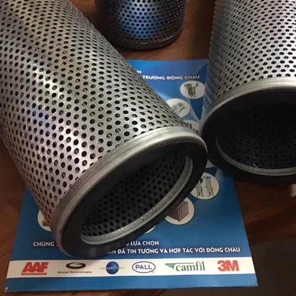 Lõi inox gấp nếp lọc dầu thủy lực động cơ