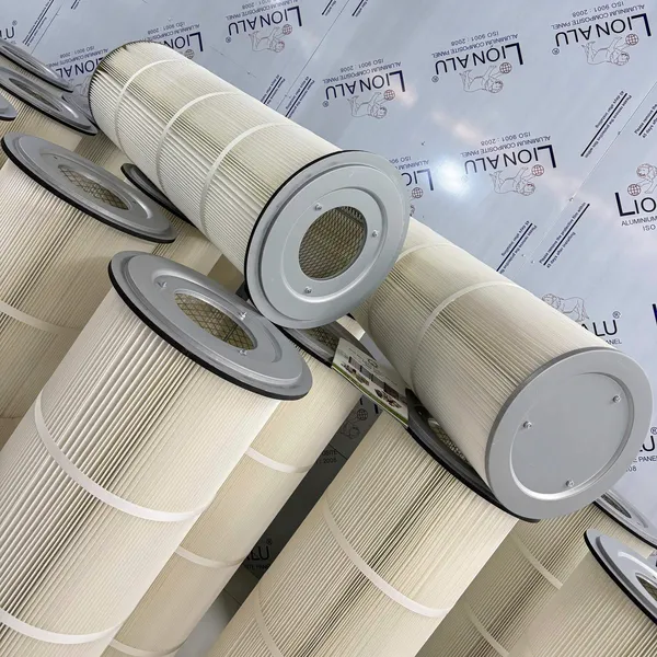 Lõi lọc bụi PE có vành tròn ngấn