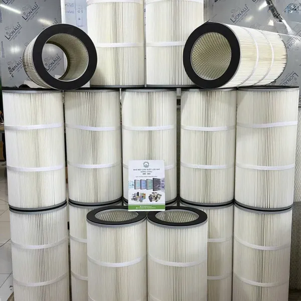 Lõi Lọc Bụi PE Hai Đầu Hở Có Lưới Bên Trong